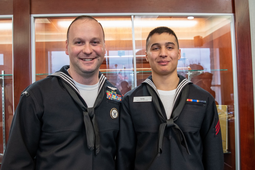 Pass-in-Review at US Navy Recruit Training Command