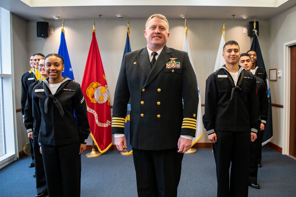 Pass-in-Review at US Navy Recruit Training Command