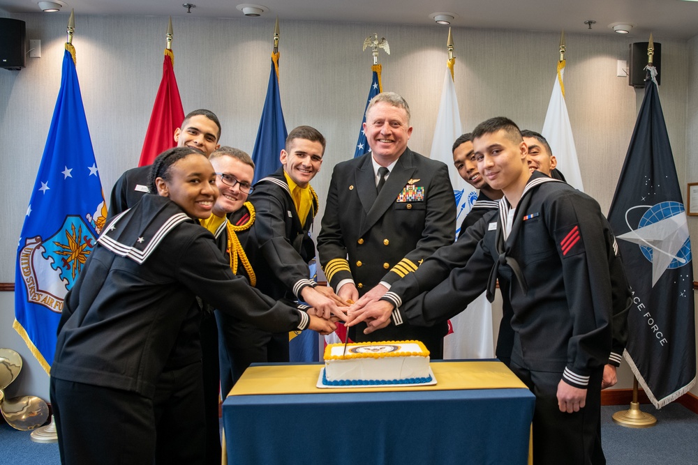 Pass-in-Review at US Navy Recruit Training Command