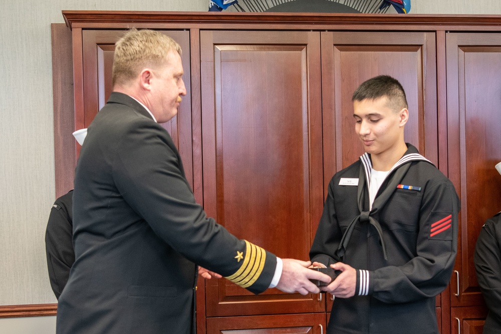 Pass-in-Review at US Navy Recruit Training Command