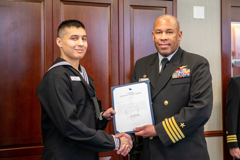 Pass-in-Review at US Navy Recruit Training Command