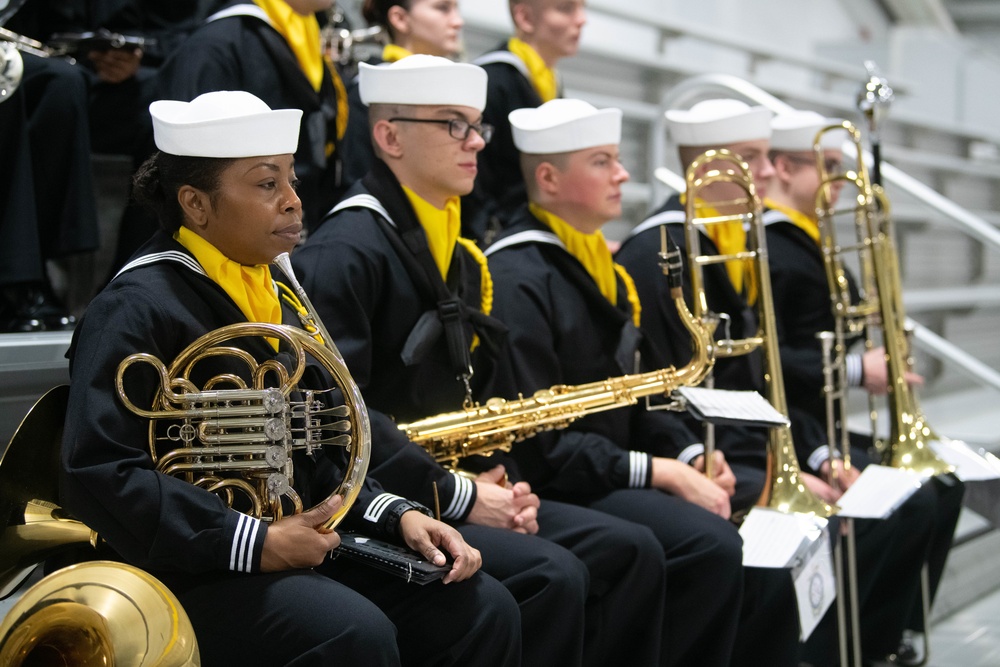 Pass-in-Review at US Navy Recruit Training Command