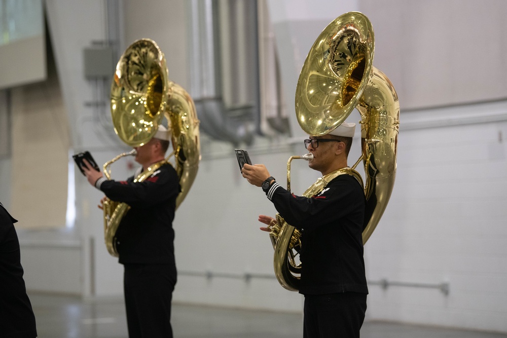 Pass-in-Review at US Navy Recruit Training Command