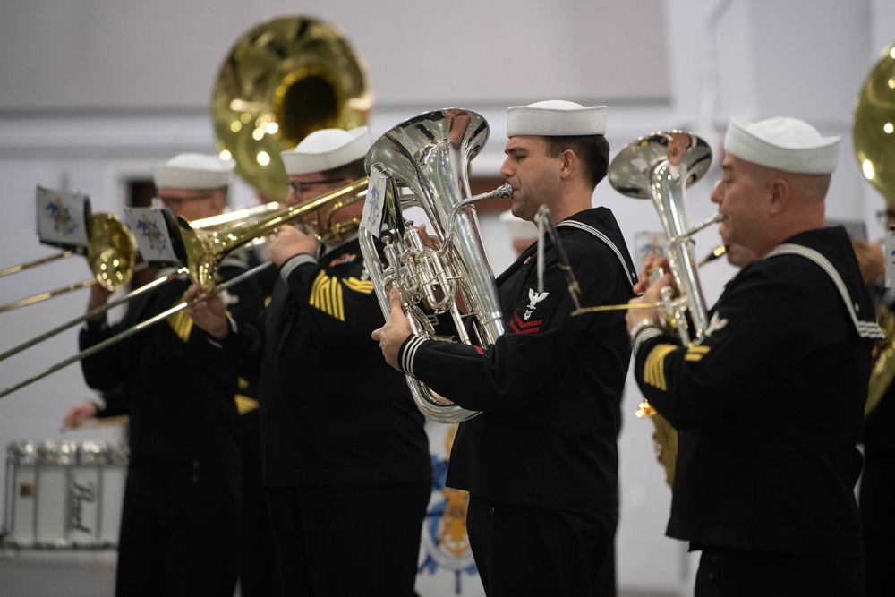 Pass-in-Review at US Navy Recruit Training Command