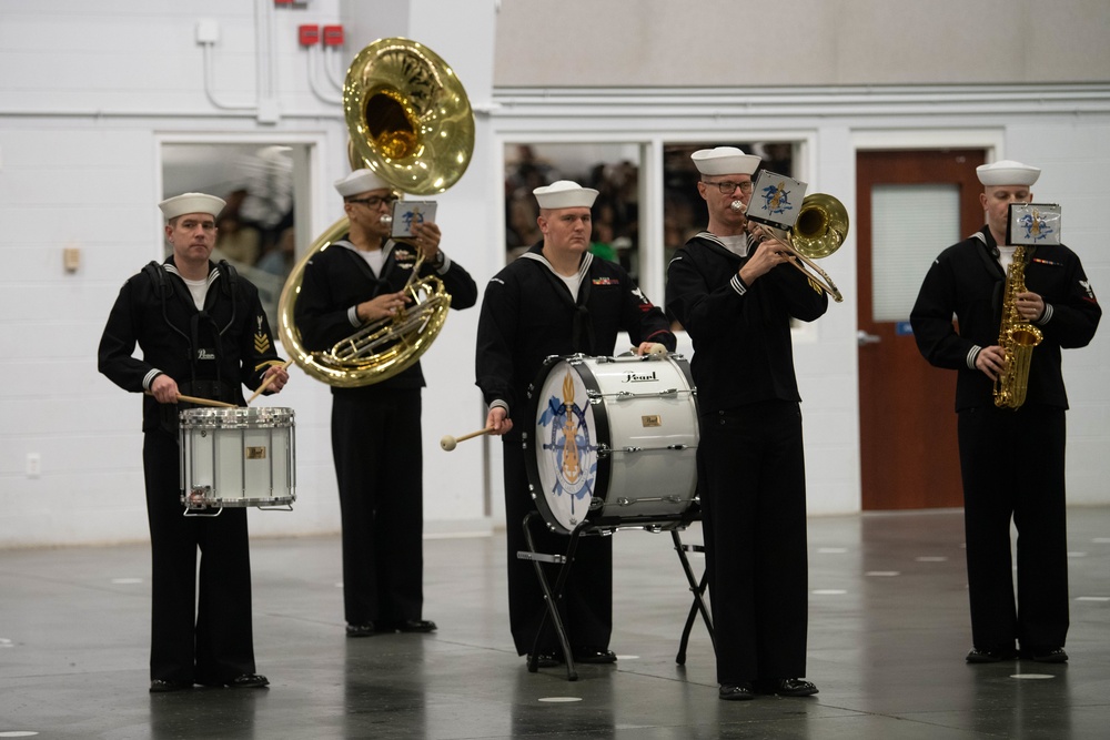 Pass-in-Review at US Navy Recruit Training Command