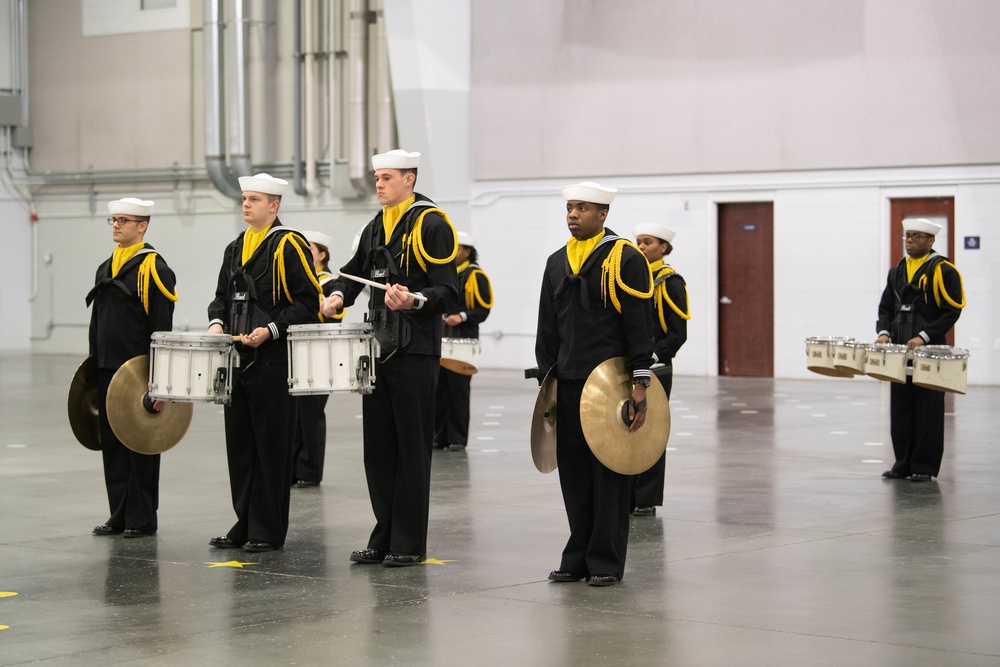 Pass-in-Review at US Navy Recruit Training Command