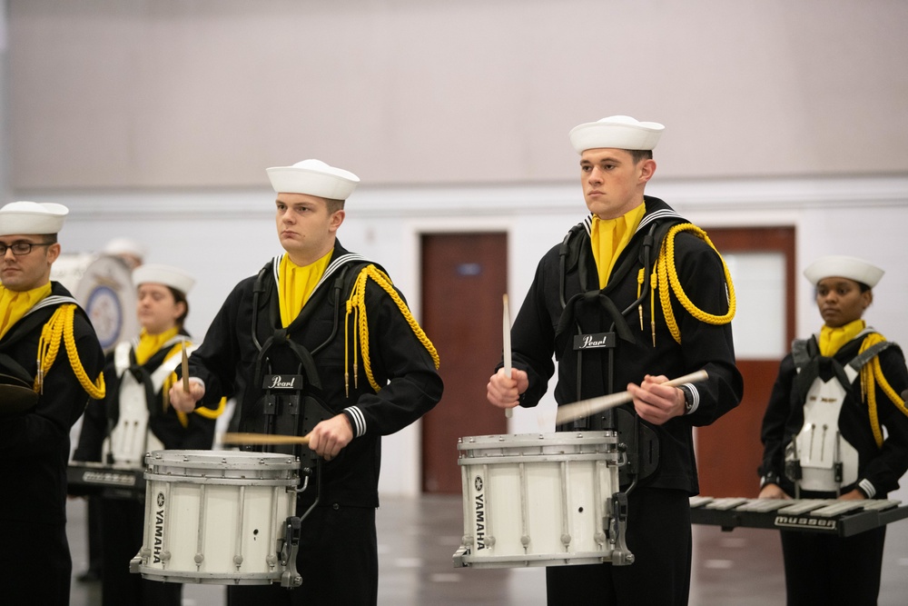 Pass-in-Review at US Navy Recruit Training Command