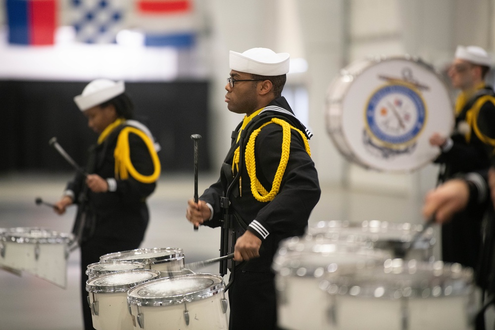 Pass-in-Review at US Navy Recruit Training Command