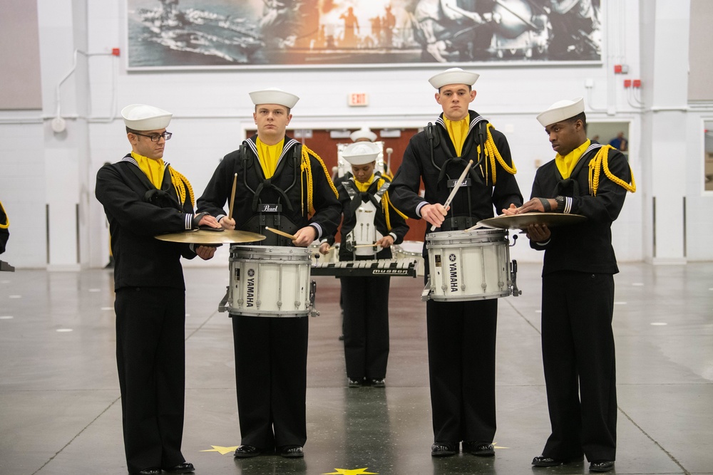 Pass-in-Review at US Navy Recruit Training Command