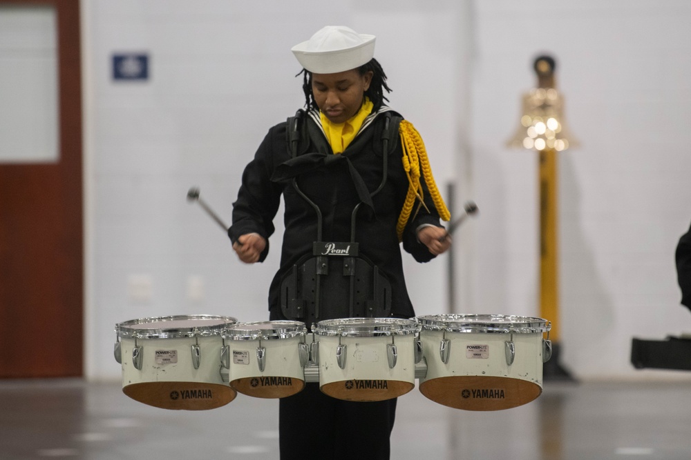 Pass-in-Review at US Navy Recruit Training Command