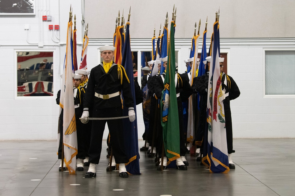 Pass-in-Review at US Navy Recruit Training Command