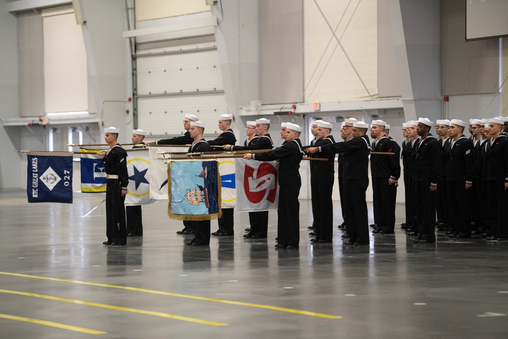 Pass-in-Review at US Navy Recruit Training Command