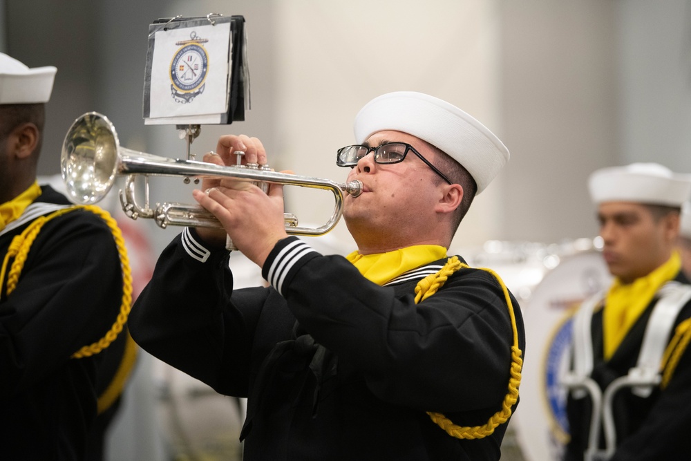 Pass-in-Review at US Navy Recruit Training Command