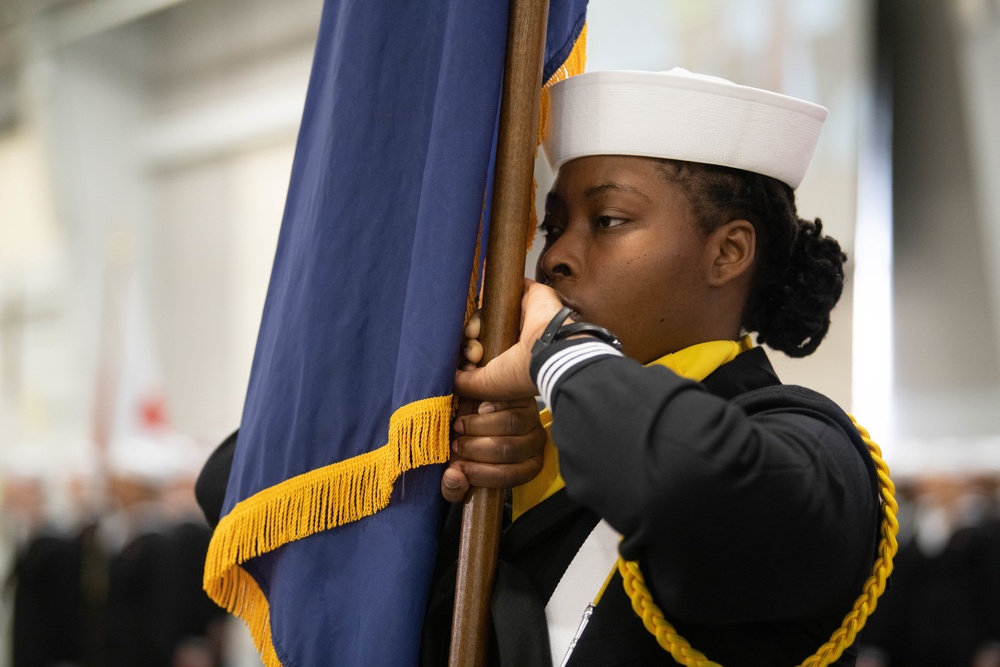 Pass-in-Review at US Navy Recruit Training Command