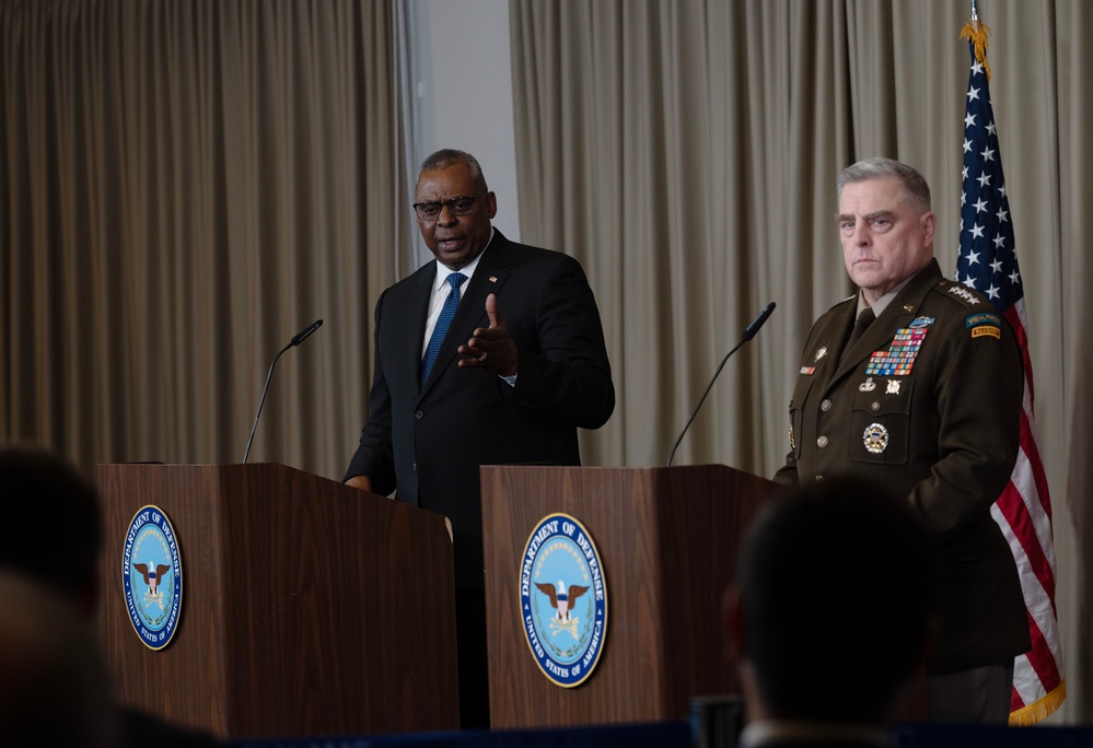 U.S. Secretary of Defense hosts world leaders for eighth UDCG