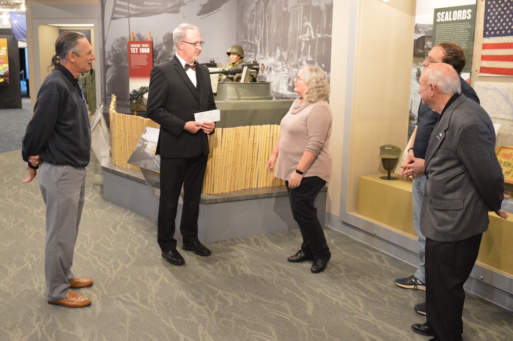 Board members from the American Society of Naval Engineers-Tidewater Section visits Naval Museum