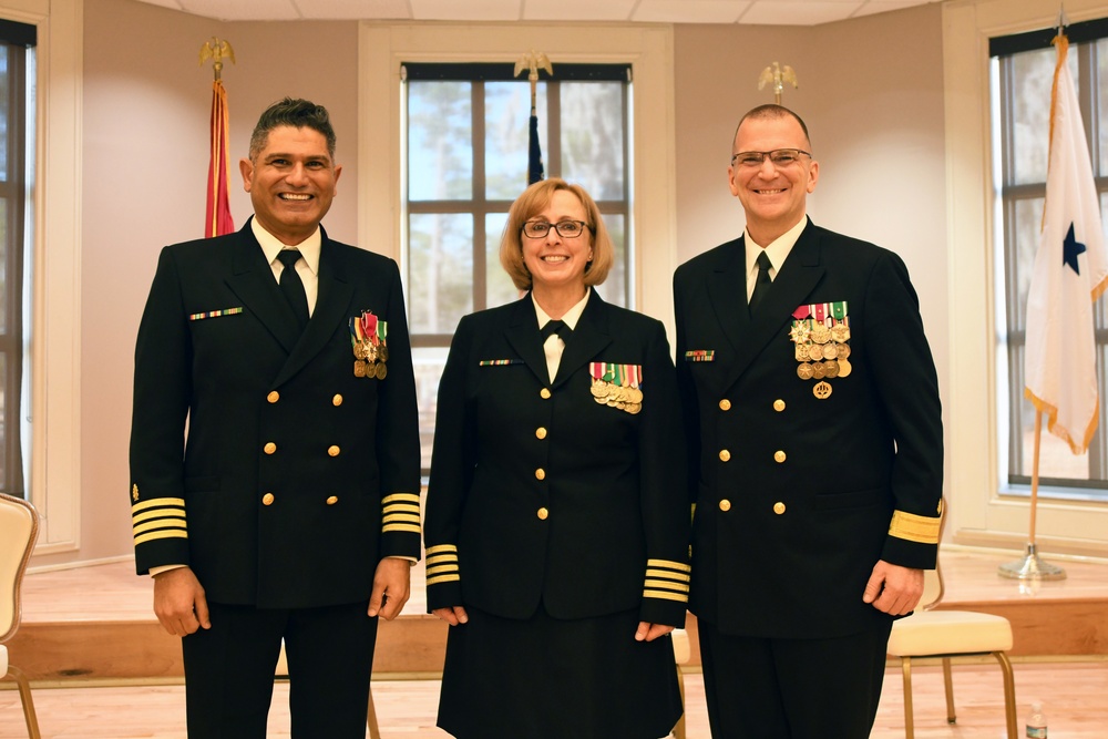 NMRTC Camp Lejeune's reserve component hosts change of command