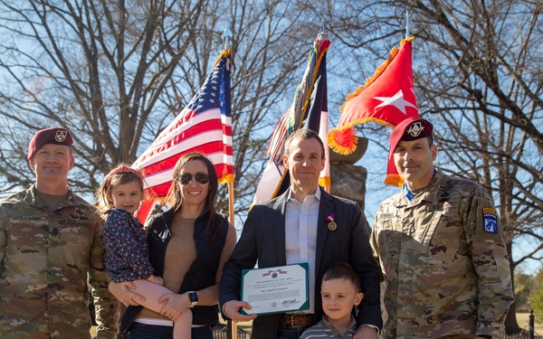 XVIII Airborne Corps Honors Outgoing Chief Technology Officer