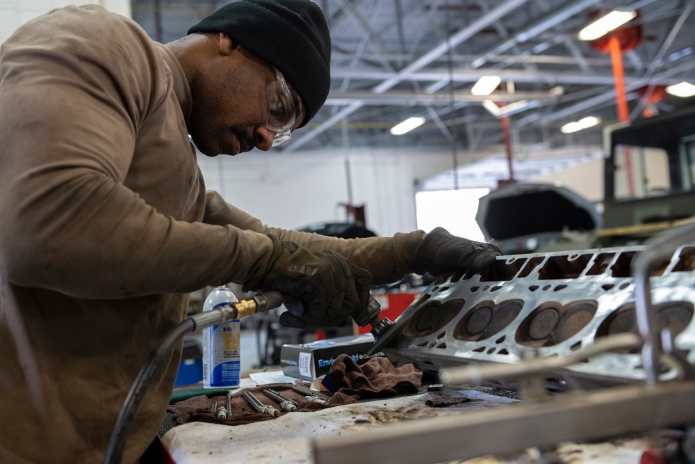 Vehicle maintenance keeps the wheels turning