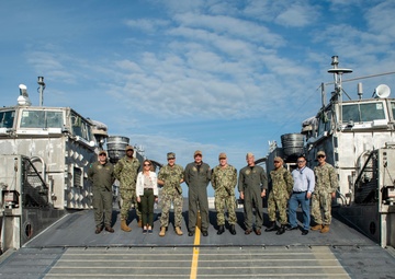 Navy Region Southeast commander visits NSWC PCD Navy lab