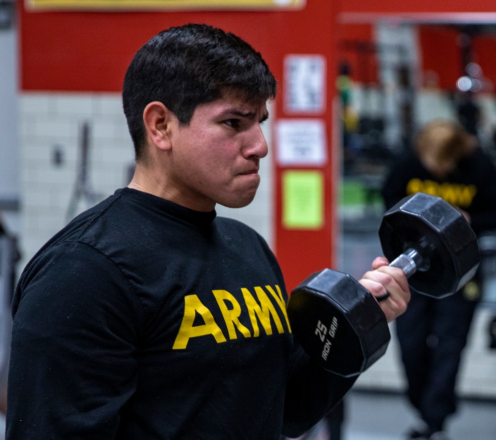 1st Infantry Division Soldiers conduct physical training