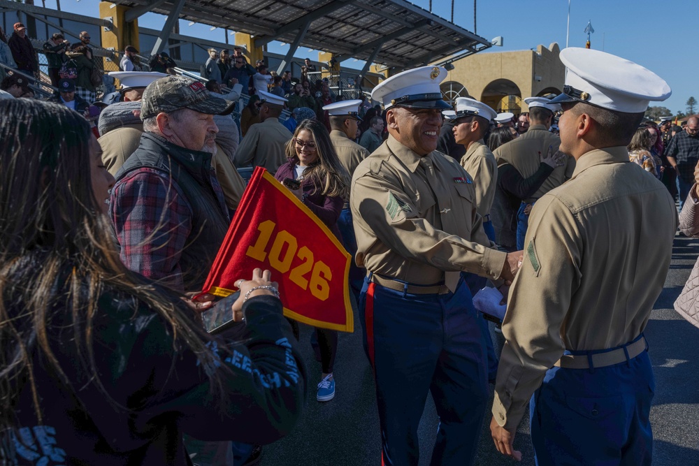 Bravo Company graduation