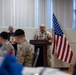 NCO, Marine of the Quarter celebrate their achievement with an Armed Services YMCA sponsored luncheon