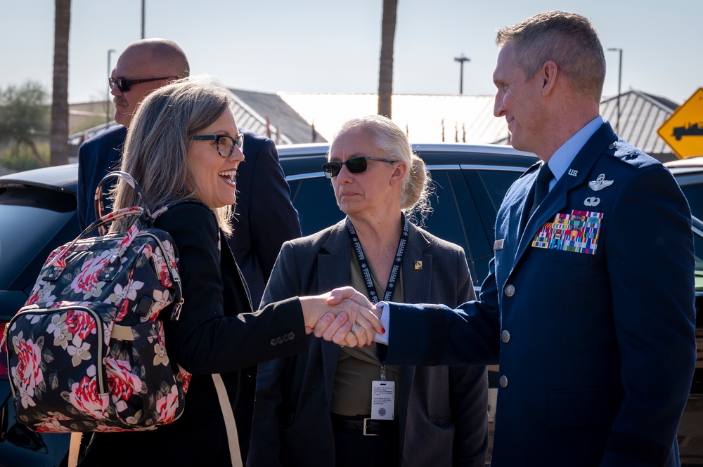 VPOTUS and DVs visit Luke AFB