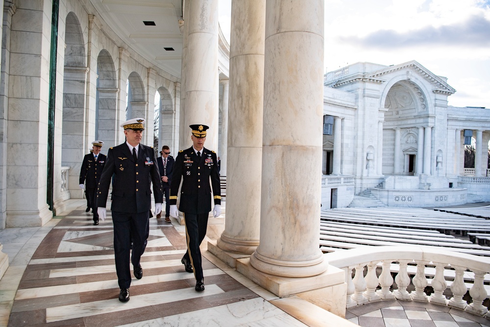 France Vice Chief of Defense Gen. Eric Autellet Participates in an Armed Forces Full Honors Wreath-Laying Ceremony at the Tomb of the Unknown Soldier