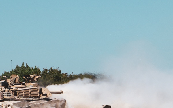 B Company 1-9 CAV Conducts Tank Gunnery