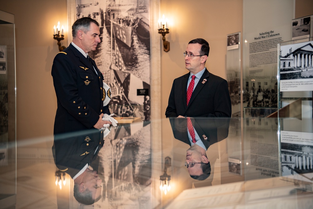 France Vice Chief of Defense Gen. Eric Autellet Participates in an Armed Forces Full Honors Wreath-Laying Ceremony at the Tomb of the Unknown Soldier