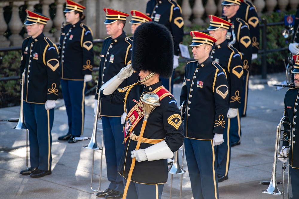 France Vice Chief of Defense Gen. Eric Autellet Participates in an Armed Forces Full Honors Wreath-Laying Ceremony at the Tomb of the Unknown Soldier