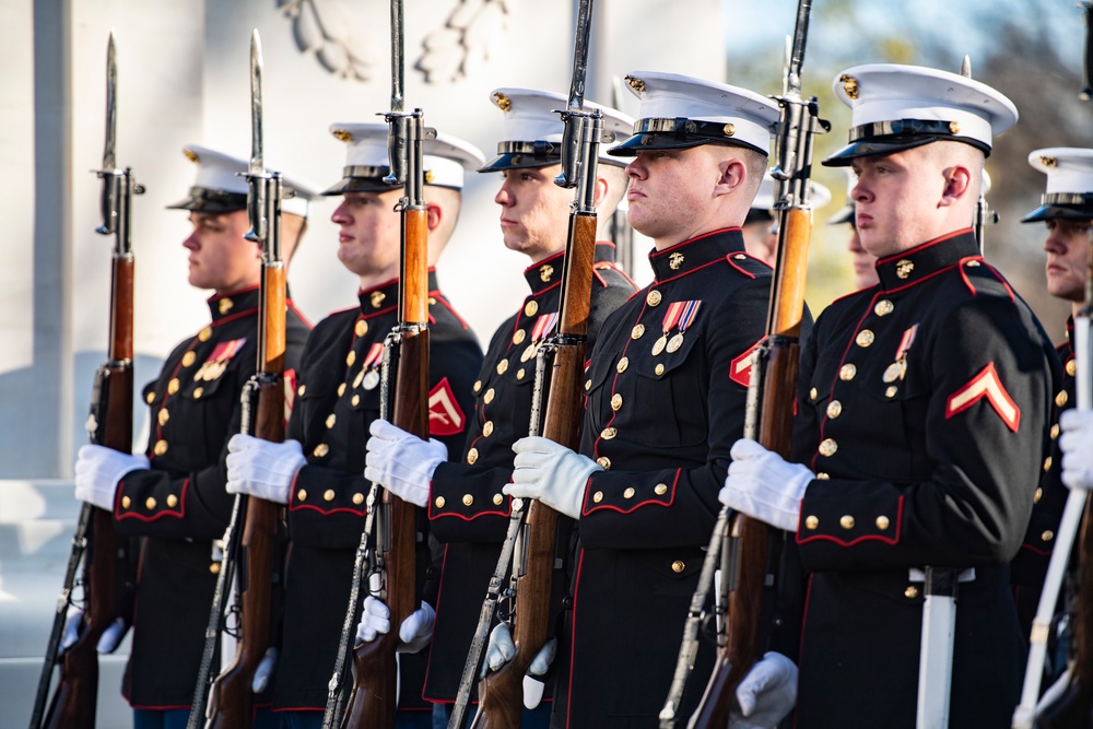 France Vice Chief of Defense Gen. Eric Autellet Participates in an Armed Forces Full Honors Wreath-Laying Ceremony at the Tomb of the Unknown Soldier