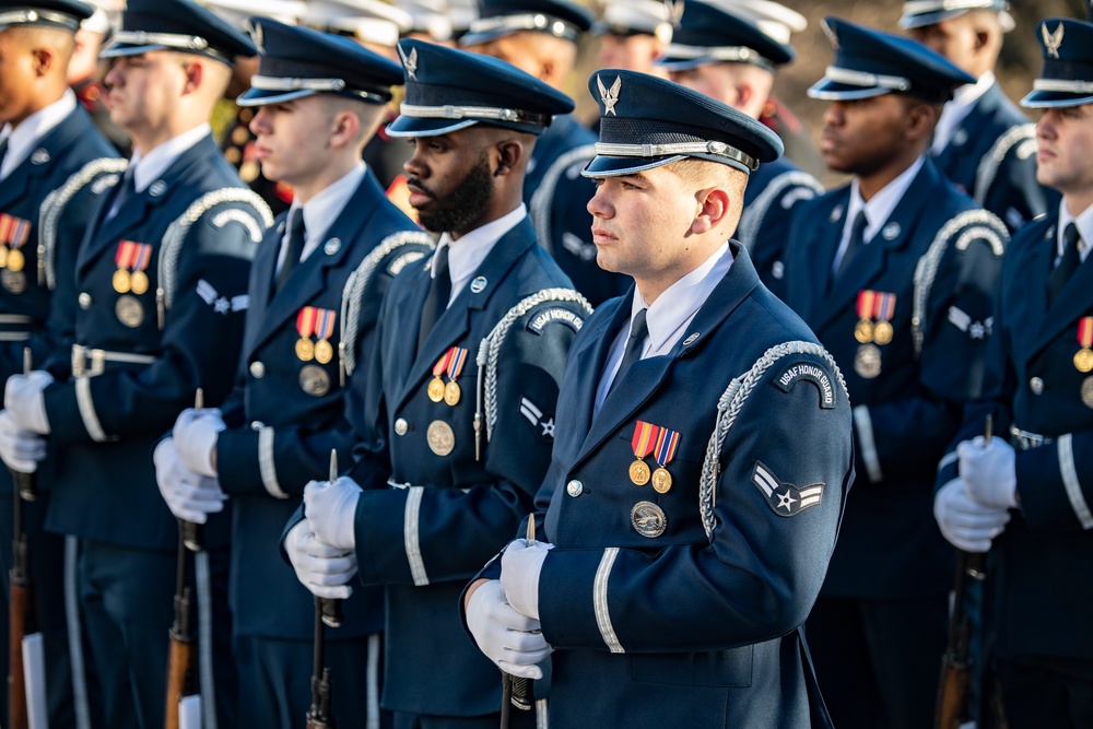 France Vice Chief of Defense Gen. Eric Autellet Participates in an Armed Forces Full Honors Wreath-Laying Ceremony at the Tomb of the Unknown Soldier