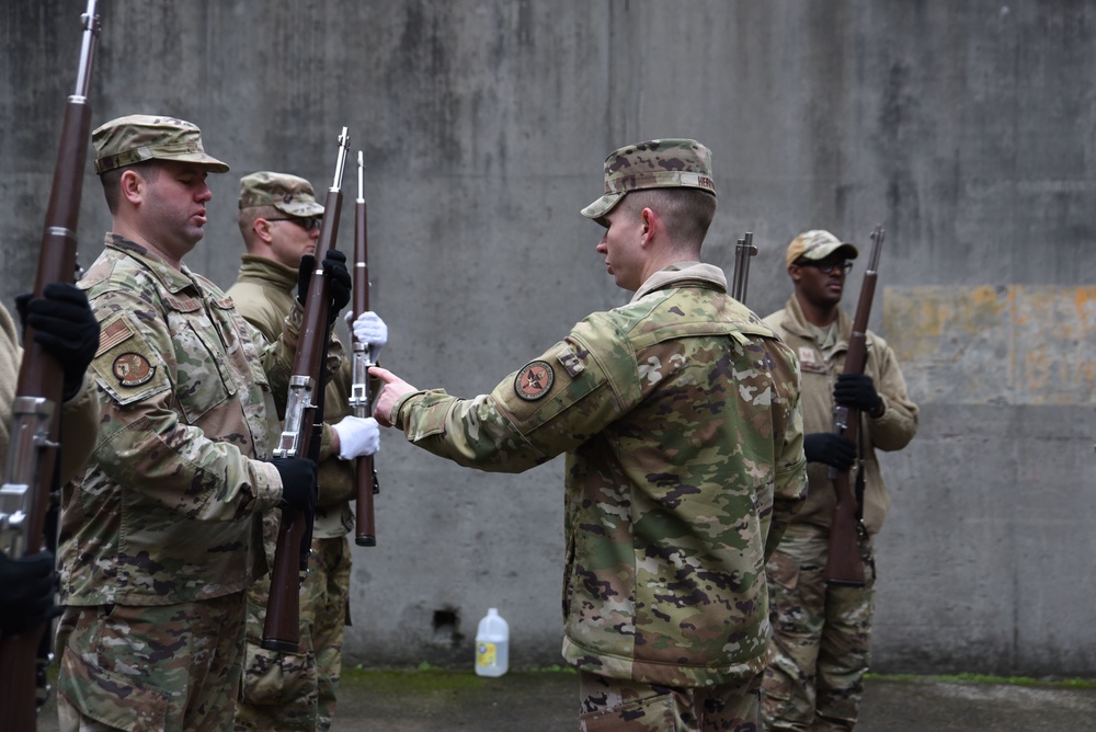 Air Force Honor Guard visits Team McChord