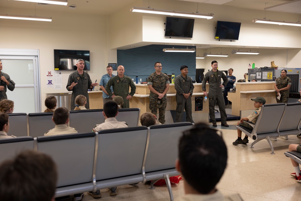 Scouts Troop 311 visits MCAS Kaneohe Bay