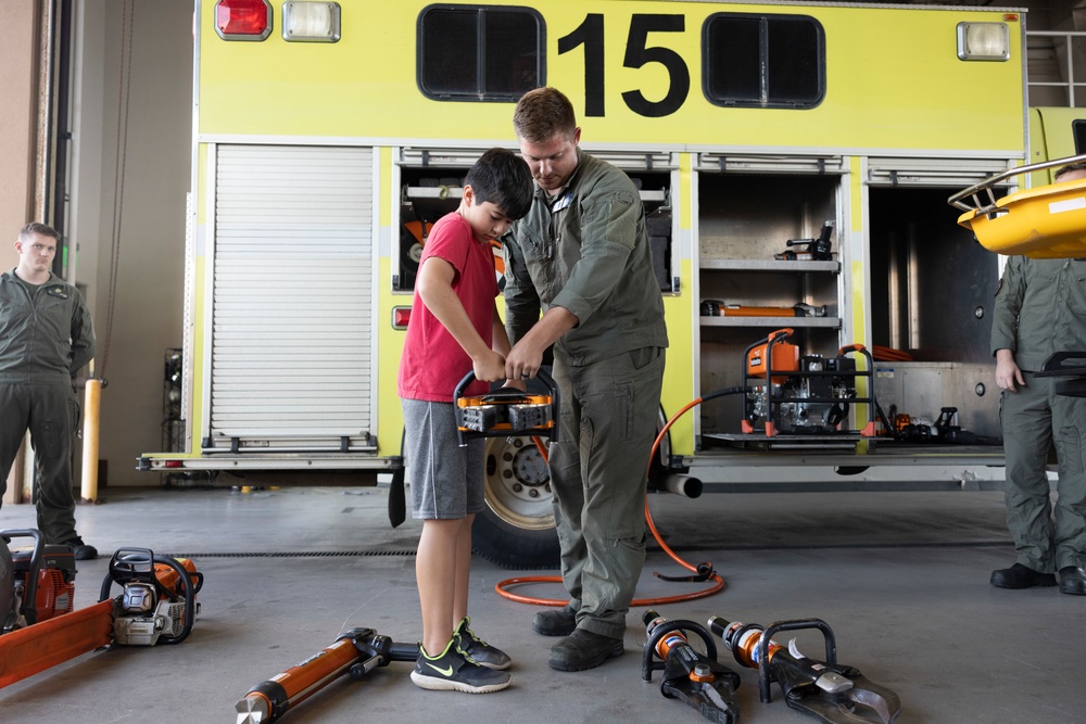 Scouts Troop 311 visits MCAS Kaneohe Bay