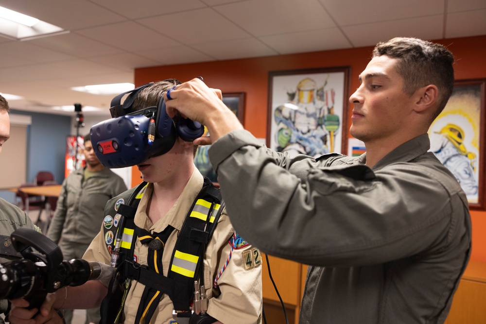 Scouts Troop 311 visits MCAS Kaneohe Bay