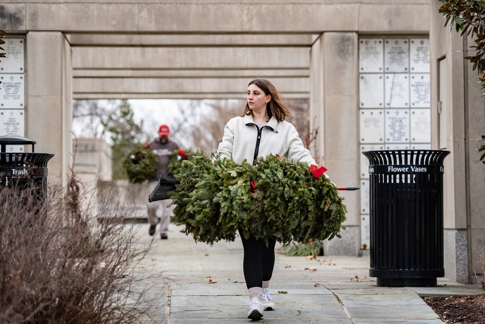 Wreaths Out at Arlington National Cemetery 2023