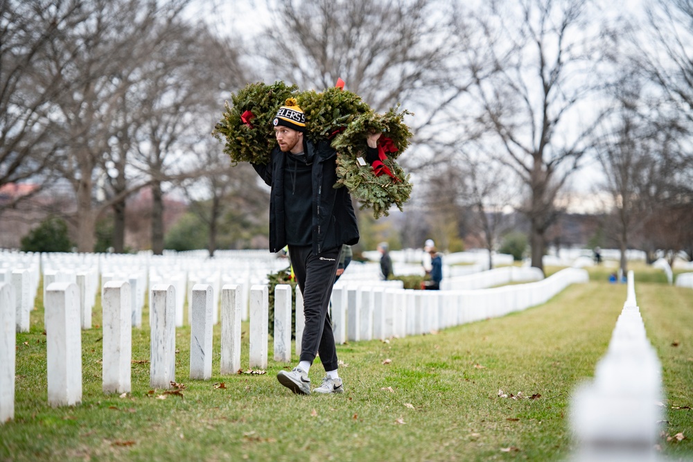 Wreaths Out at Arlington National Cemetery 2023