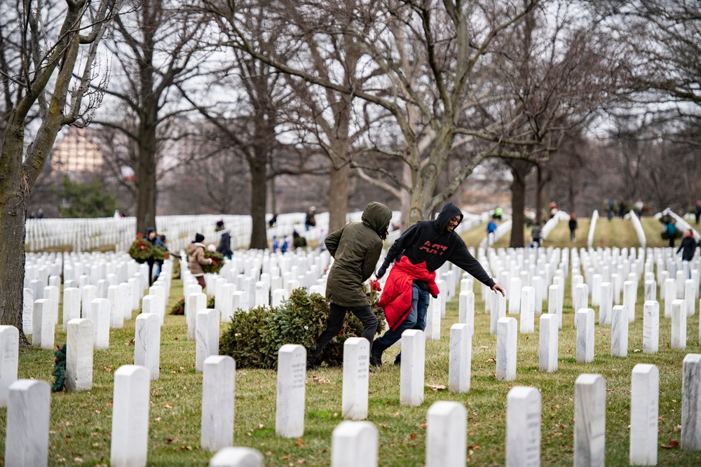 Wreaths Out at Arlington National Cemetery 2023