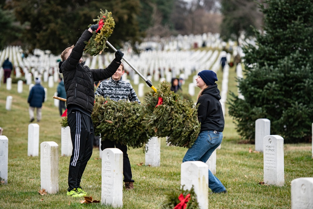 Wreaths Out at Arlington National Cemetery 2023