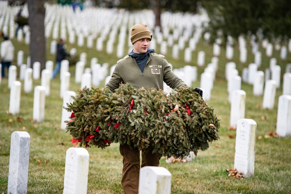 Wreaths Out at Arlington National Cemetery 2023