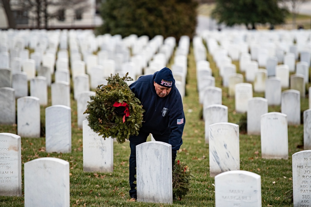 Wreaths Out at Arlington National Cemetery 2023