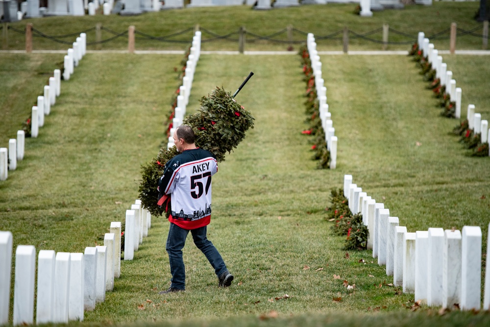 Wreaths Out at Arlington National Cemetery 2023