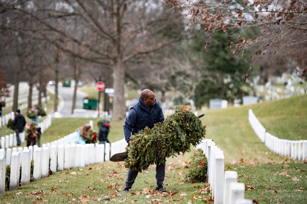 Wreaths Out at Arlington National Cemetery 2023