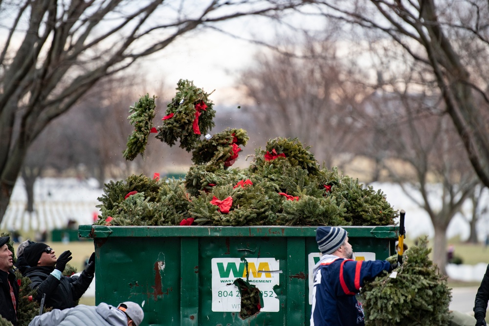 Wreaths Out at Arlington National Cemetery 2023