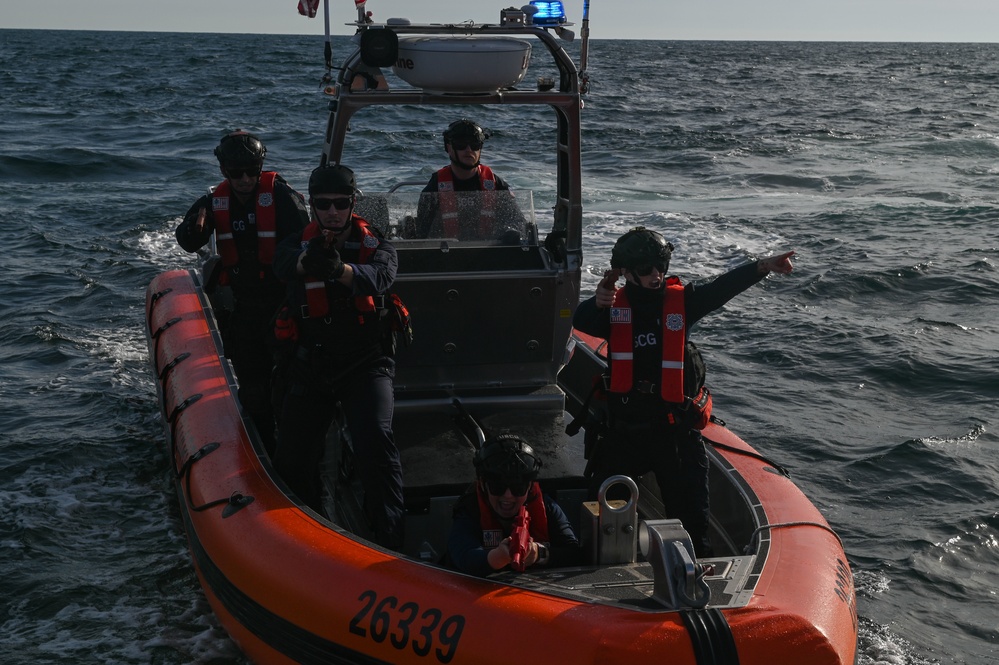 USCGC Stone’s crew conducts vessel on vessel use of force training