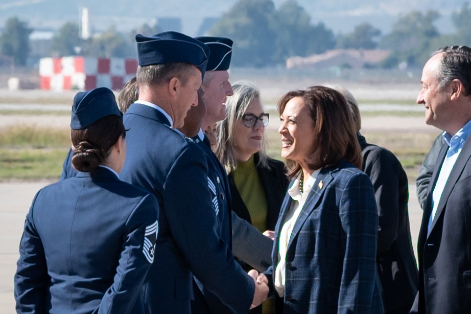 Vice President Kamala Harris visits Airmen, families at Luke Air Force Base