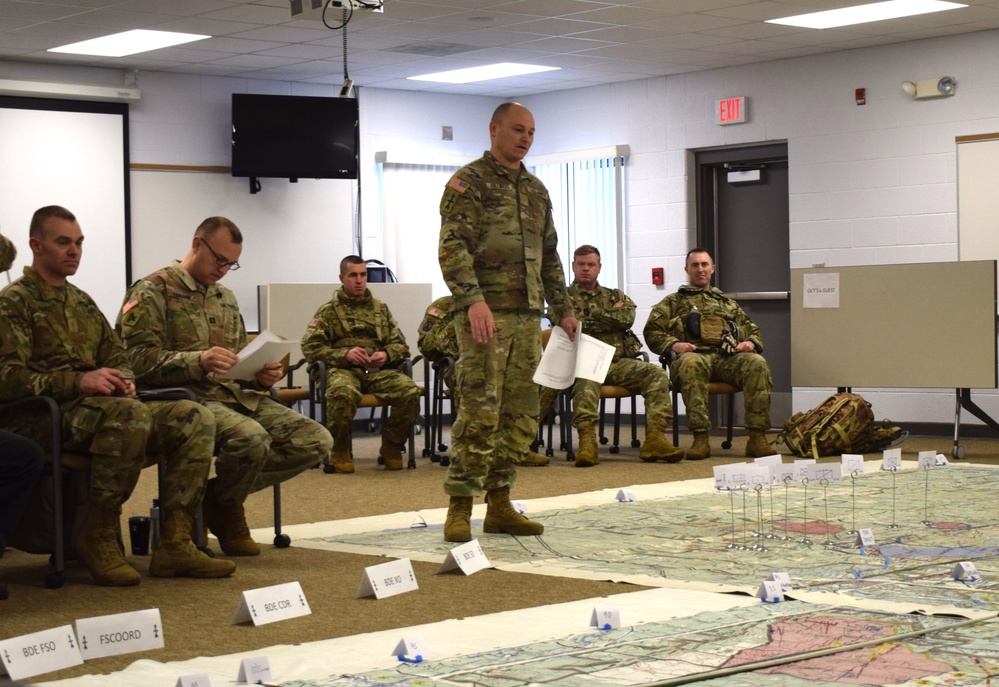 Brigade Fire Support Rehearsal at Northern Strike 23-1